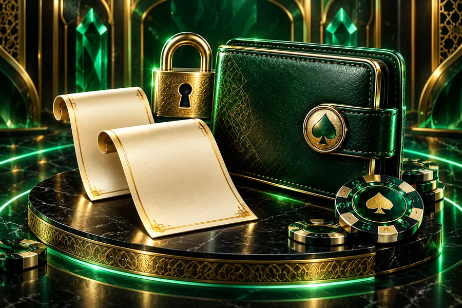 Wallet, transaction records and a lock